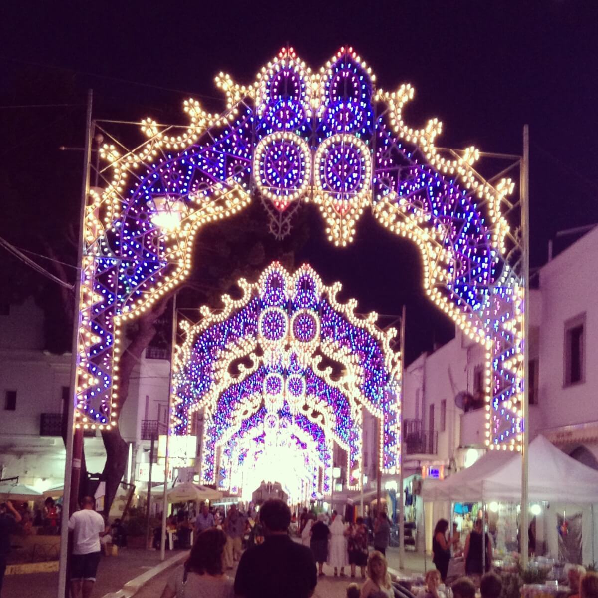 Luminarie per la festa patronale, Sant'Elia Profeta